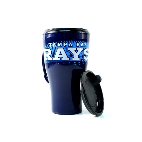 Blowout - Tampa Bay Rays Travel Mugs - 16OZ Roadster Style - 12 For $30.00 - Wholesale Tampa Bay Rays Products - Rays Merchandise