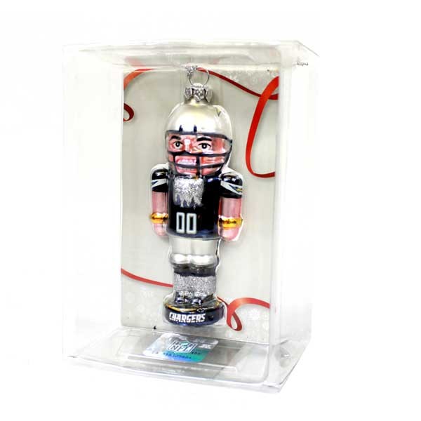 Los Angeles Chargers Ornaments - Santa Helmet 00 Style - 6 For $18.00 - Wholesale Los Angeles Chargers Products - Chargers Merchandise