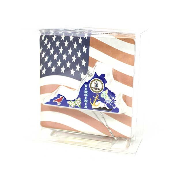 STATE Ornaments - State Of Virginia - 12 For $24.00 - Virginia Cavaliers