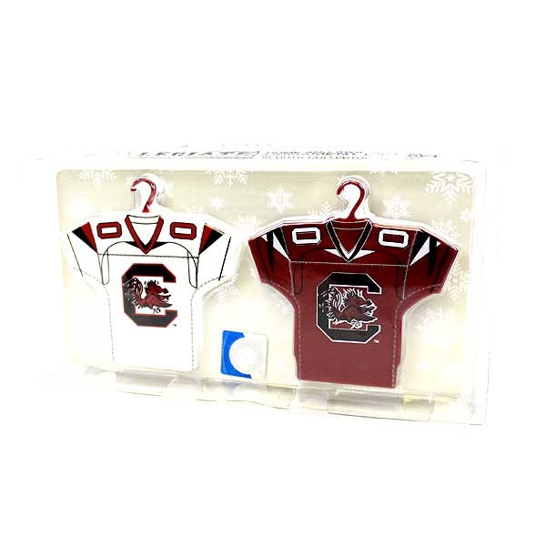 South Carolina 2Pack Ornaments - Home and Away Jersey Set - 6 Sets For $24.00 - South Carolina Gamecocks