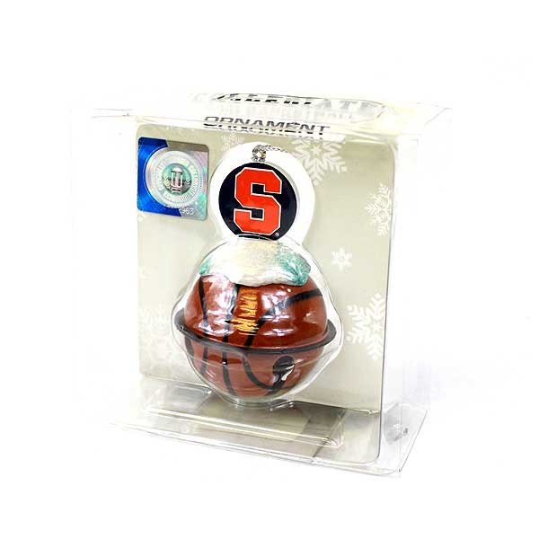 Syracuse Ornaments - Basketball Bell - 6 For $18.00 - Syracuse