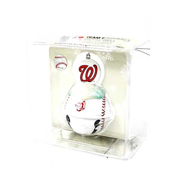 Washington Nationals Ornaments - Baseball Bell - 6 For $18.00 - Wholesale Washington Nationals Products - Nationals Products
