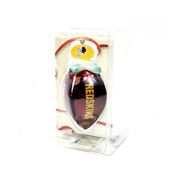 Washington Redskins Ornaments - Football Bell - 6 For $18.00 - Wholesale Washington Redskins Products - Redskins Merchandise
