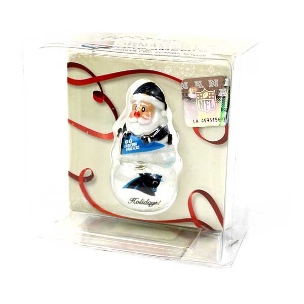 Carolina Panthers Ornaments - Santa Glove Style - 6 For $21.00 - Wholesale Carolina Panthers Products - Carolina Football