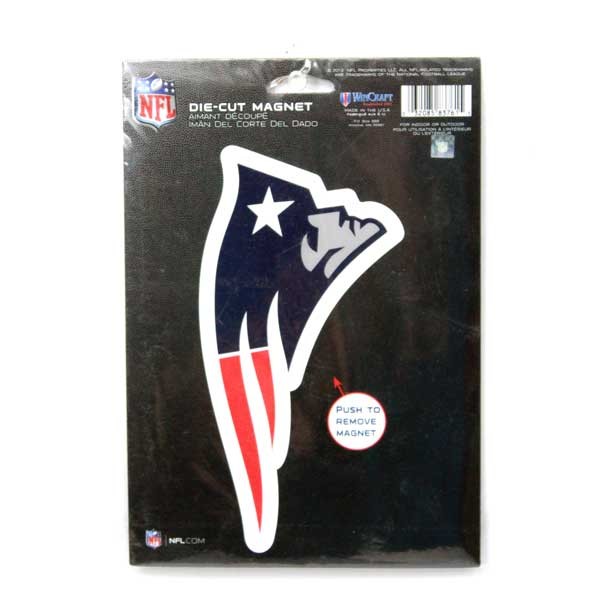 New England Patriots Magnets - Die Cut Team Magnets - 6 For $15.00 - Wholesale New England Patriots - Patriots Merchandise 2