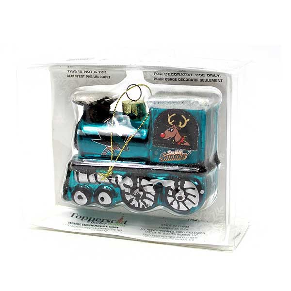 San Jose Sharks Ornaments - Train Style - 6 For $18.00 - San Jose Sharks
