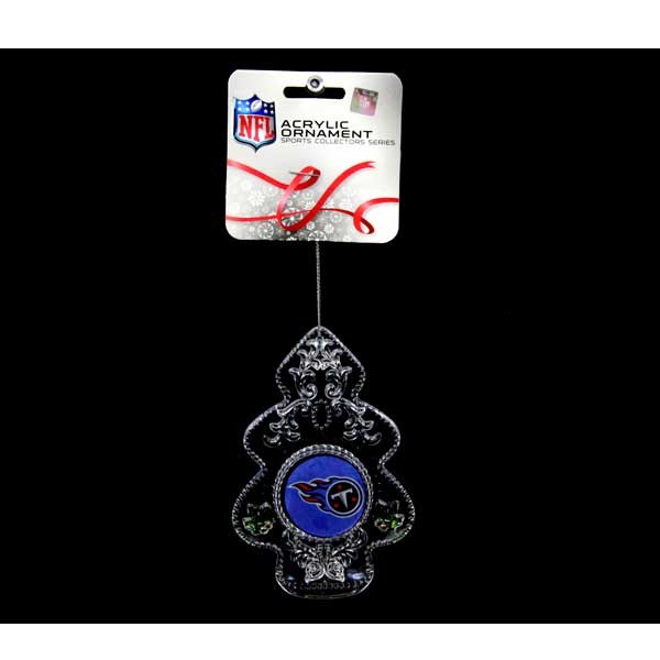 Tennessee Titans Ornaments - Acrylic Tree Style - 6 For $18.00 - Wholesale Tennessee Titans Product - Titans Merchandise