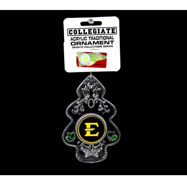East Tennessee State Ornaments - Acrylic Tree Style - 6 For $18.00 - Other Teams