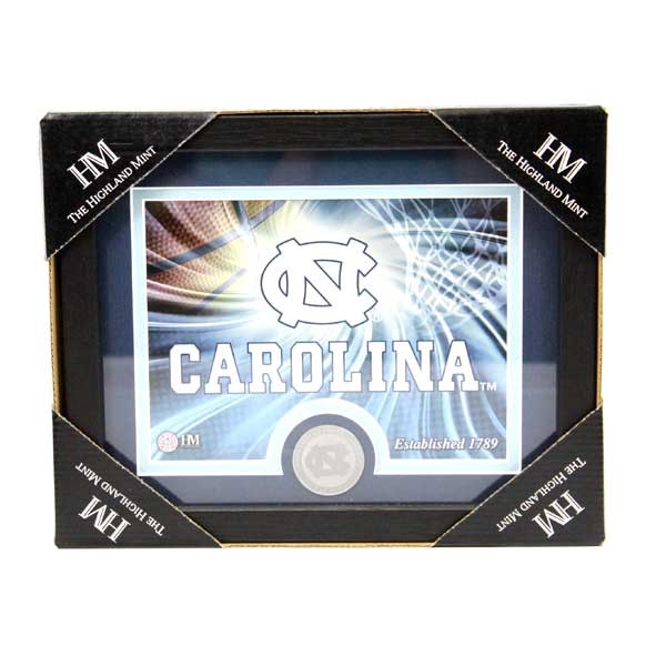 North Carolina Tarheels Collectibles - Highland Mint - 11"x9" Photo Frame With Minted Coin - 2 For $24.00  - North Carolina