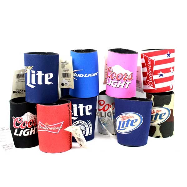 Assorted Beer Huggies - Neoprene BEER BRANDED Coozies - May Not Be As Pictured - 100 For $50.00