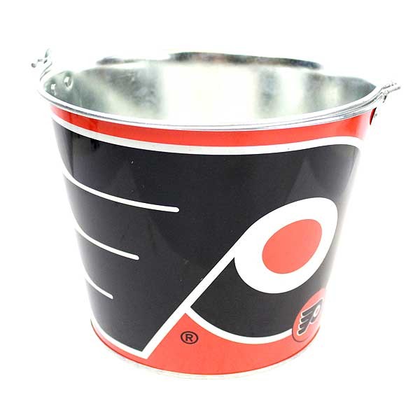 Philadelphia Flyers Buckets - 5QT Team Color Metal Buckets - May Not Be As Pictured - 2 For $13.00 - Philadelphia Flyers