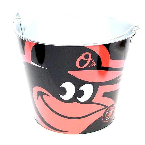 Baltimore Orioles Buckets - 5QT Metal Buckets - May Not Be As Pictured - 2 For $13.00 - Wholesale Baltimore Orioles Products - Orioles Merchandise