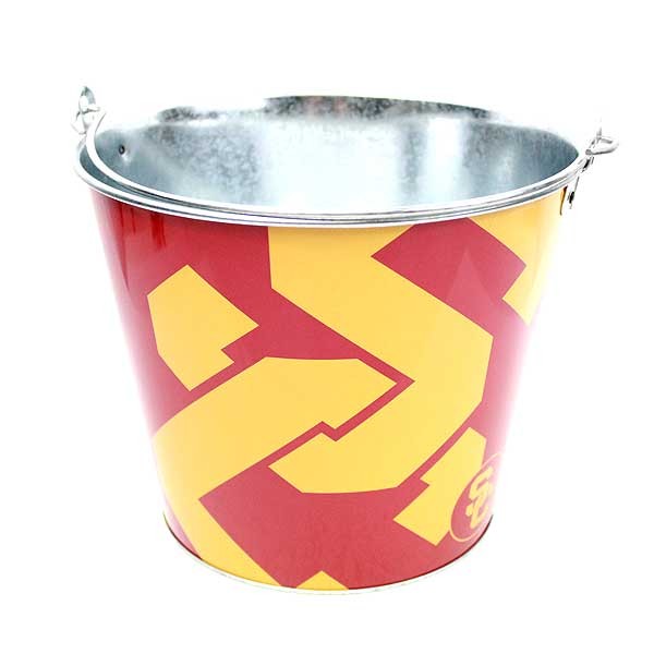 USC Trojans Buckets - 5QT Metal Buckets - May Be Different Than Pictured - 2 For $13.00 - USC Trojans