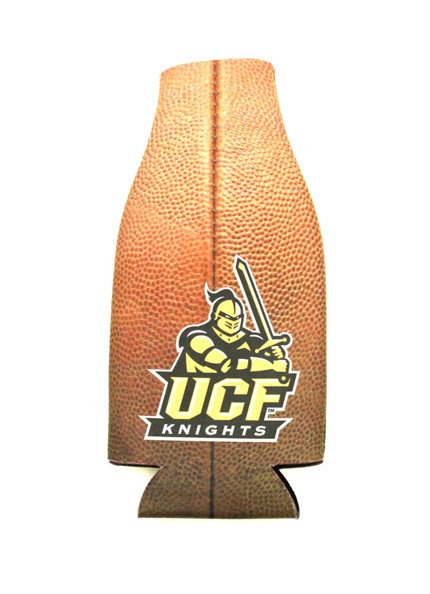 Blowout - UCF Golden Knights - Zipper Pigskin Style Neoprene Coozies - 12 For $12.00 - UCF