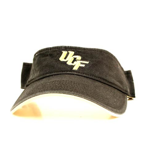 Blowout - UCF Linked Logo Black Visors - 12 For $30.00 - UCF