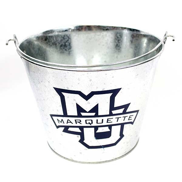 Marquette University Buckets - 5QT Galvanized Metal - May Not Be As Pictured - 2 For $13.00 - Wholesale Green Bay Packers Products - Packers Merchandise