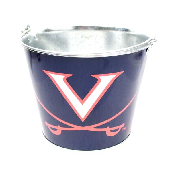 Virginia Cavaliers Buckets - 5QT Team Color Metal - May Not Be As Pictured - 2 For $13.00 - Virginia Cavaliers