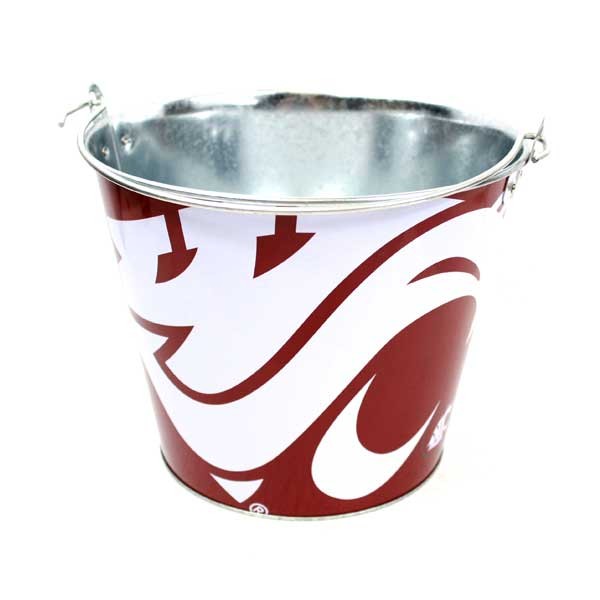 Washington State Buckets - 5QT Team Color Metal - May Not Be As Pictured - 2 For $13.00 - Washington State