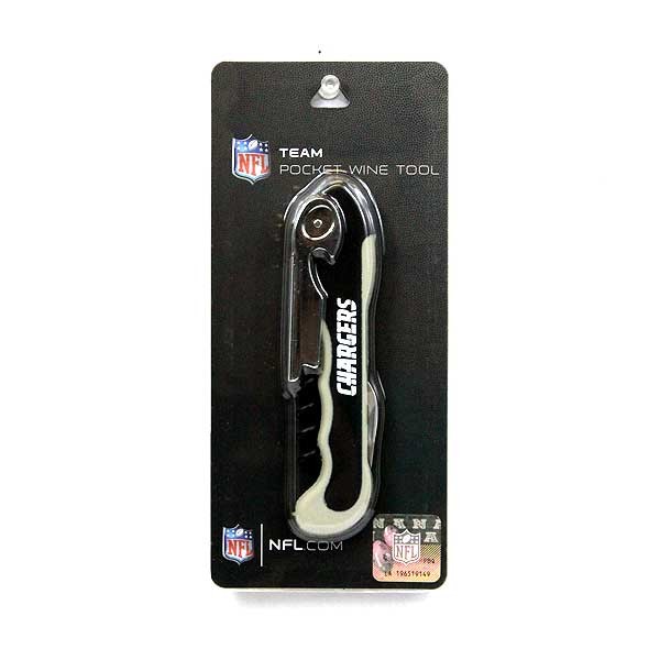 Los Angeles Chargers - Wine Bottle Opener - 6 For $21.00 - Wholesale Los Angeles Chargers Products - Chargers Merchandise