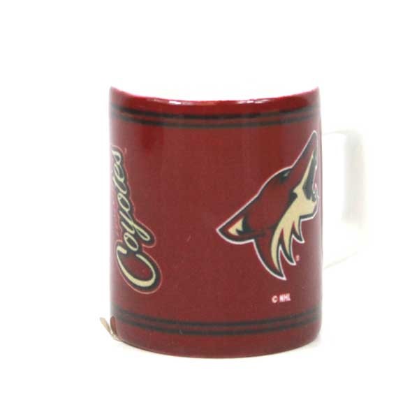 Phoenix Coyotes - 2OZ Sublimated Ceramic Shot Mugs - 6 For $21.00 - Arizona Coyotes