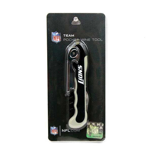 Detroit Lions Tool - Pocket Wine Tool - 6 For $21.00 - Wholesale Detroit Lions Products - Lions Merchandise 2