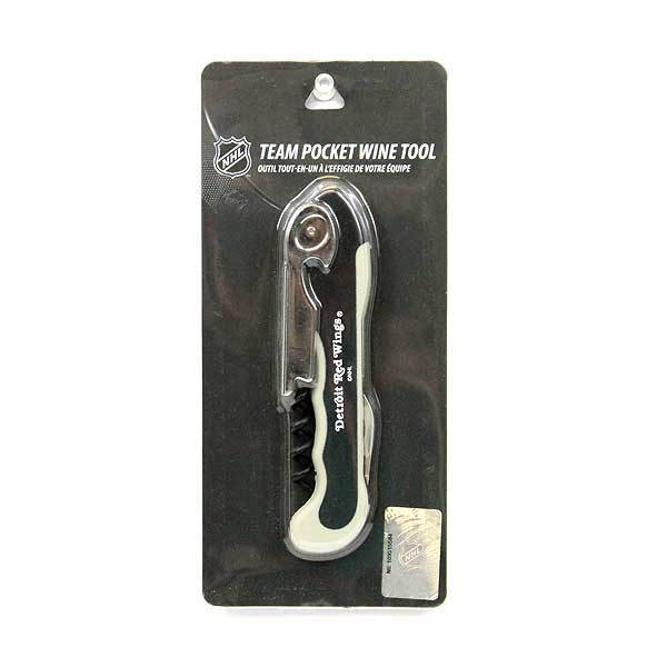 Detroit Red Wings Tool - Pocket Wine Tool - 6 For $21.00 - Detroit Red Wings
