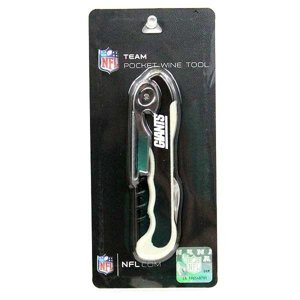 New York Giants Tool - Pocket Wine Tools - 6 For $21.00 - Wholesale New York Giants Product - Giants Merchandsie 2