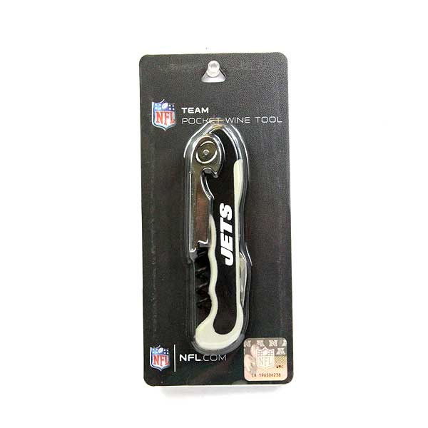 New York Jets Tool - Pocket Wine Tool - 6 For $21.00 - Wholesale New York Jets Products - Jets Merchandise