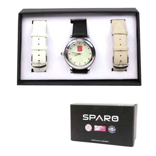 NC State Watches - Interchangeable 3Strap Team Watch Set - 4 Sets For $20.00 - NC State