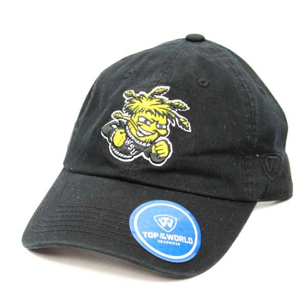 Wichita State Shockers Caps - Black TOW Style Caps - 4 For $20.00 - Wichita State