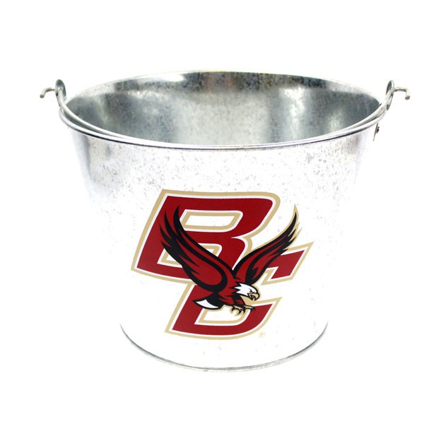 Boston College Buckets - 5QT Metal Galvanized Style - 4 For $20.00 - Boston College