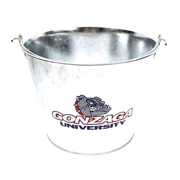 Gonzaga University Buckets - 5QT Metal Galvanized Style - 4 For $20.00 - Other Teams