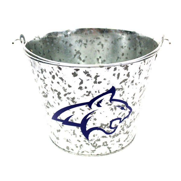 Montana State Bobcats Buckets - 5QT Metal Galvanized Style - 4 For $20.00 - Montana State