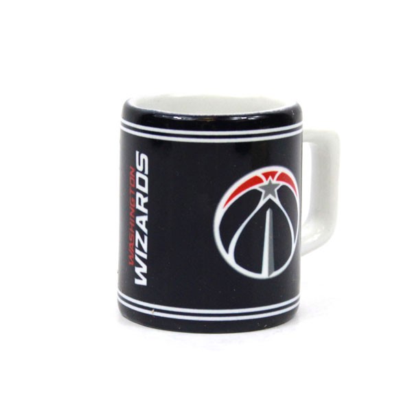 Washington Wizards Mini Mugs - 2OZ Ceramic Sublimated Style - 6 For $21.00 - Washington Wizards