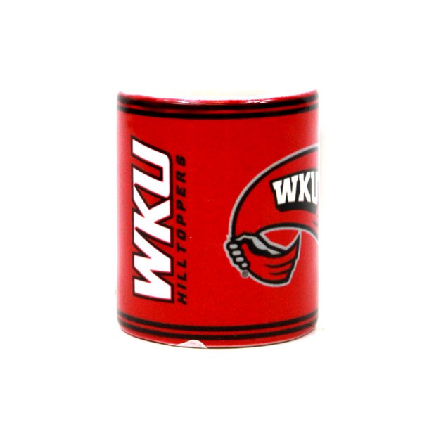Western Kentucky Hilltoppers Mini Mugs - WKU 2OZ Ceramic Sublimated Style - 6 For $21.00 - Kentucky