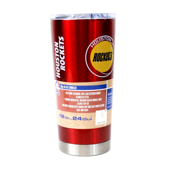 Houston Rockets Tumblers - 20OZ Ultra Stainless Steel Team Tumblers - 2 For $20.00 - Houston Rockets