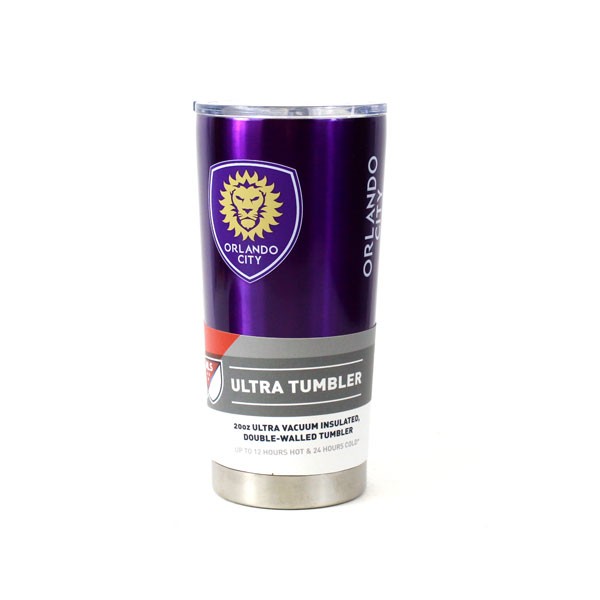 Orlando City FC Tumblers - 20OZ Ultra Stainless Steel Team Tumblers - 2 For $20.00 - Orlando Magic