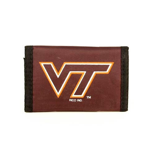 Blowout - Virginia Tech Wallets - Nylon Tri-Fold Wallets - 12 For $30.00 - Virginia Tech