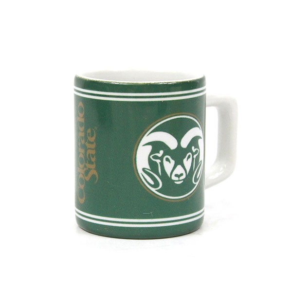 Colorado State Shot Glasses - 2OZ Ceramic Sublimated Style Mini Mugs - 6 For $21.00 - Colorado State