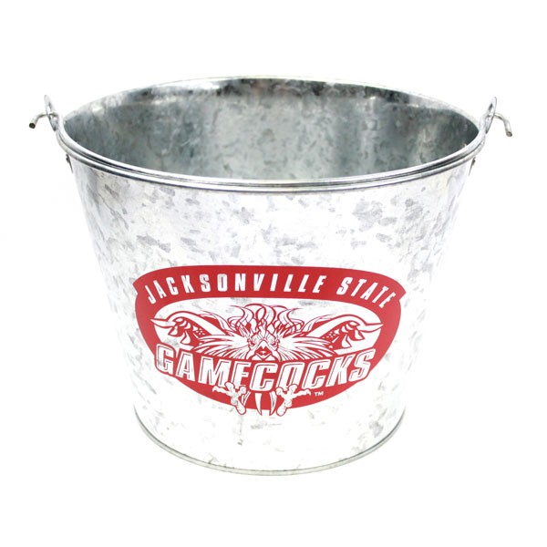Jacksonville State Buckets - 5QT Metal Buckets - Galvanized Style - 4 For $20.00 - Other Teams