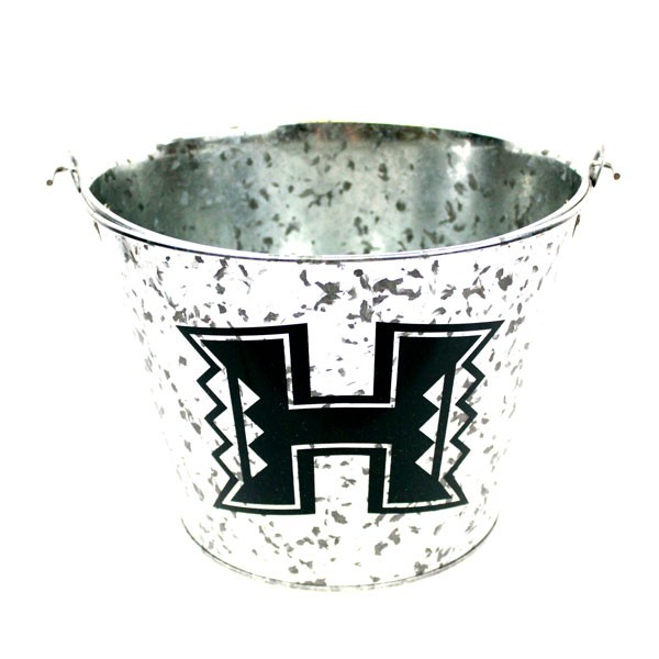 University Of Hawaii Buckets - 5QT Metal Buckets - Galvanized Style - 4 For $20.00 - Other Teams