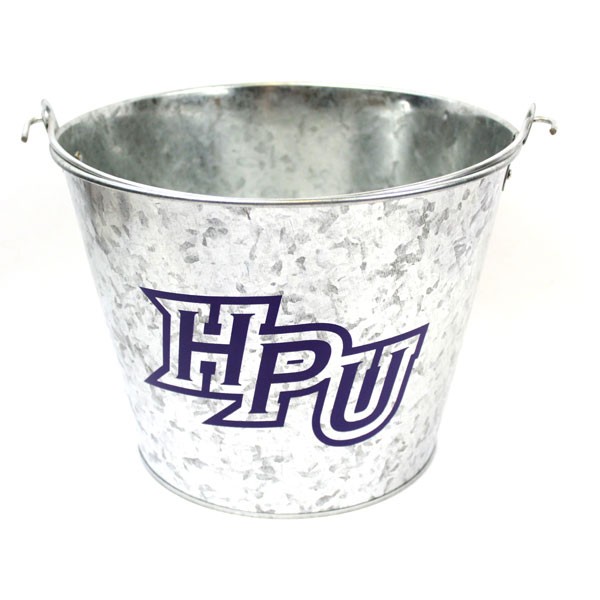 High Point University Buckets - 5QT Metal Galvanized Style - 4 For $20.00 - North Carolina
