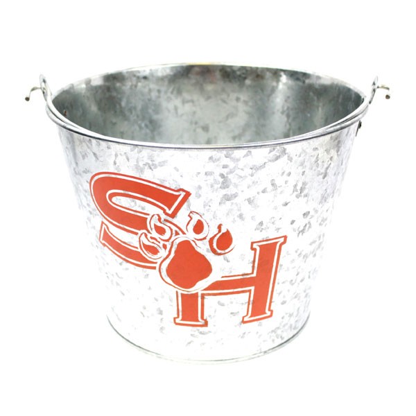 Sam Houston Buckets - 5QT Metal Galvanized Style - 4 For $20.00 - Other Teams