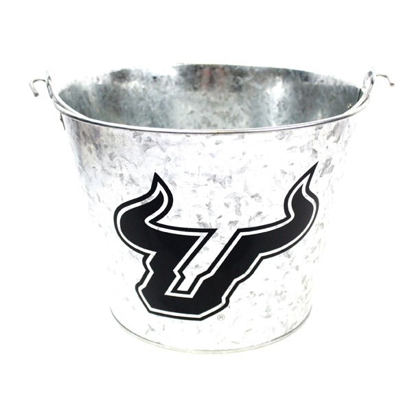 South Florida Buckets - 5QT Metal Galvanized Style - 4 For $20.00 - Wholesale Miami Dolphins Products - Dolphins Merchandise
