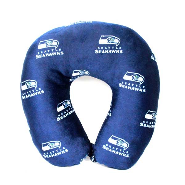Seattle Seahawks Pillows - Team Travel Pillows - 2 For $12.00 - Wholesale Seattle Seahawks Product - Seahawks Merchandise
