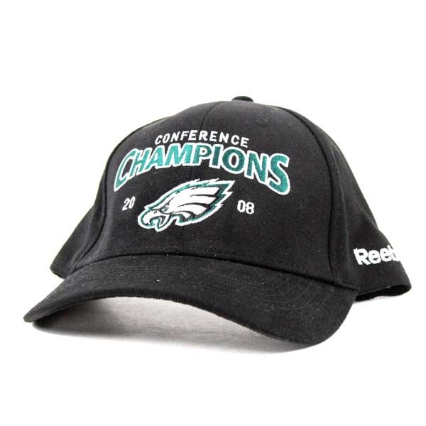 Philadelphia Eagles Caps - 2008 Championship Caps - 12 For $30.00 - Wholesale Philadelphia Eagles Product - Eagles Merchandise