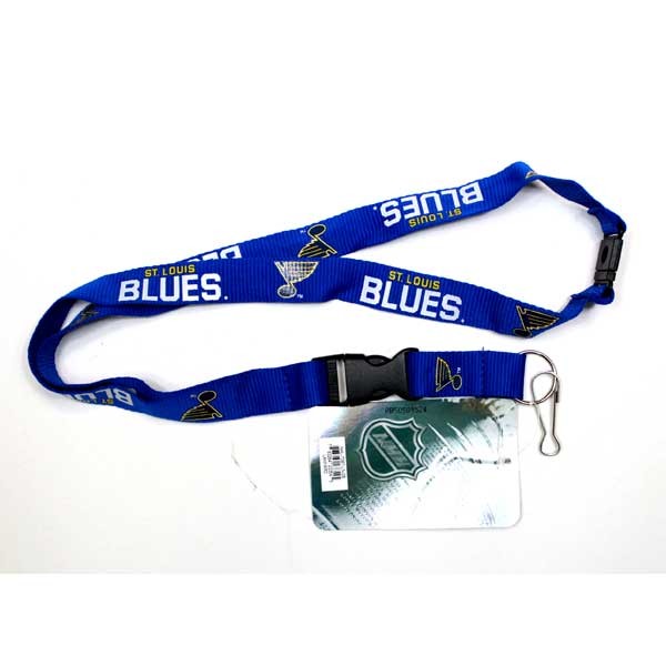 St. Louis Blues Lanyards - Aminco Classic Team Color - 6 For $15.00 - St Louis Blues