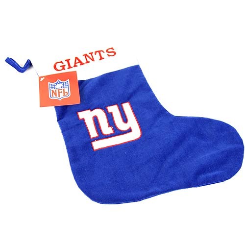Blowout - Wholesale Christmas Merchandise - New York Giants Stockings - 4 For $20.00 - Wholesale New York Giants Product - Giants Merchandsie