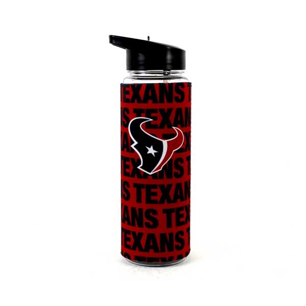 Houston Texans Water Bottles - 25OZ With Full Neoprene Sleeve - 2 For $13.00 - Wholesale Houston Texans Products - Texans Merchandise