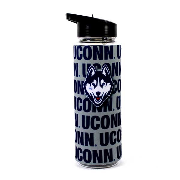 UCONN Huskies Water Bottles - 25OZ With Full Neoprene Sleeve - 2 For $13.00  - UCONN Huskies